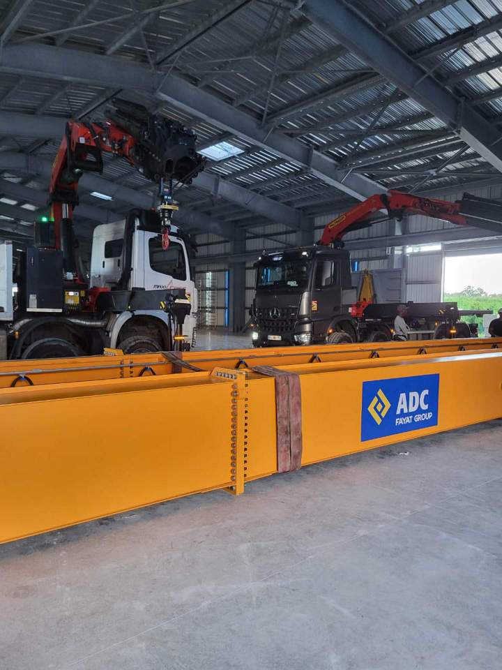 Levage et installation d’un pont roulant