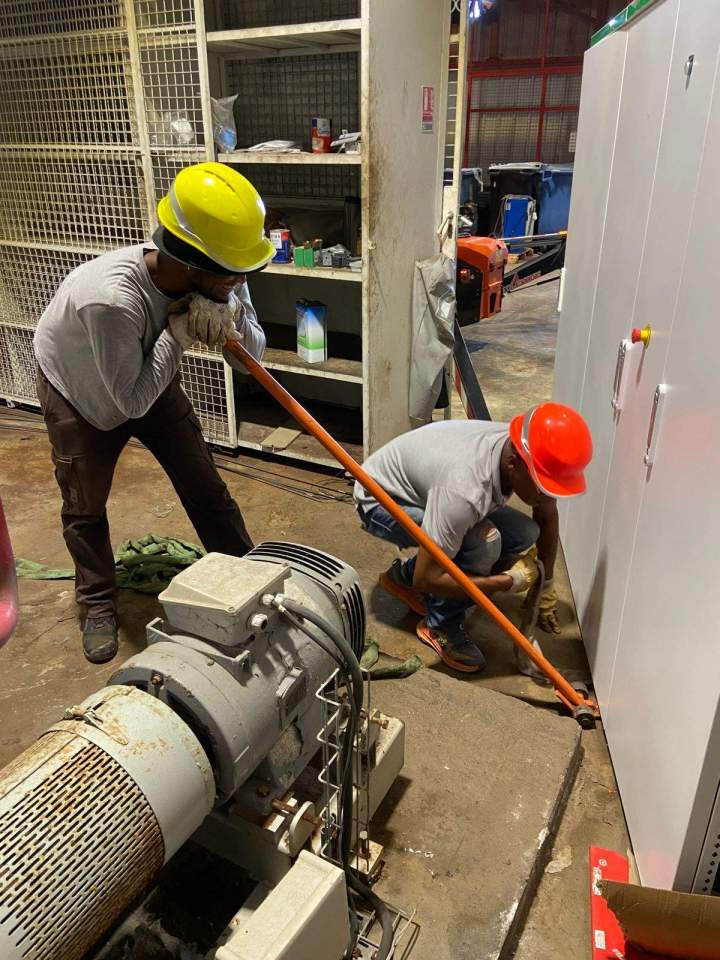 Manutention et installation d’un groupe de froid industriel
