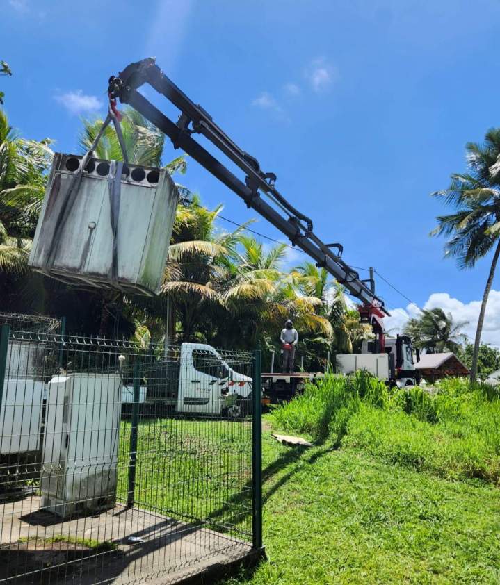 Remplacement d’une baie de télécommunications